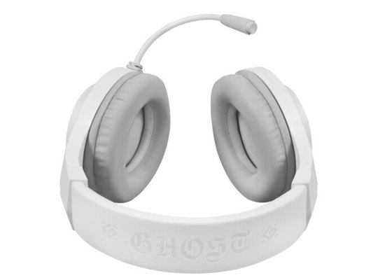 Игровые наушники проводные Defender Ghost LED белый